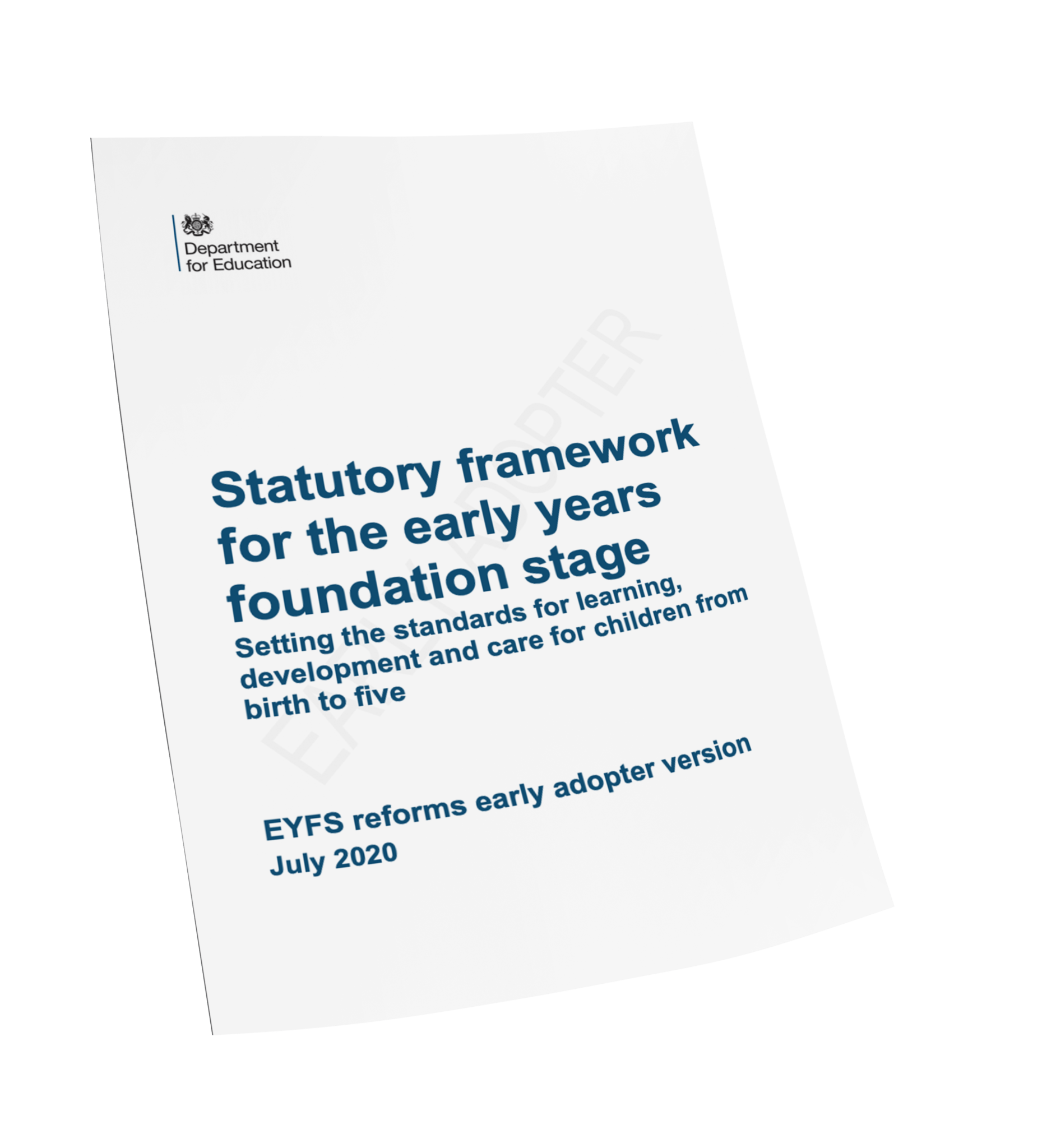 Changes to the EYFS Connect Childcare